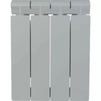 Радиатор биметаллический Global Style Plus 350 (4 секции) серый
